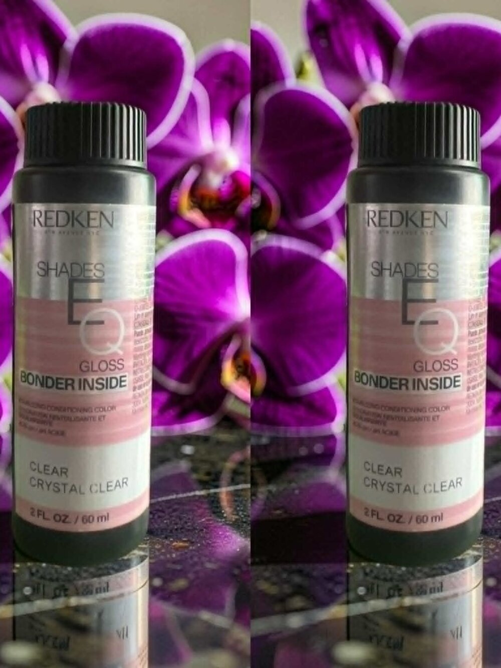 Redken Shades EQ Gloss Bonder Inside Clear Crystal Cleat 2 oz_ 2 units